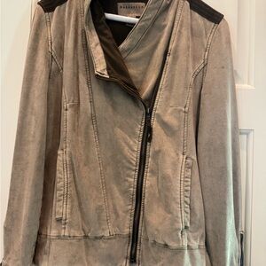 Anthropologie Women's Tan Moto Jacket
